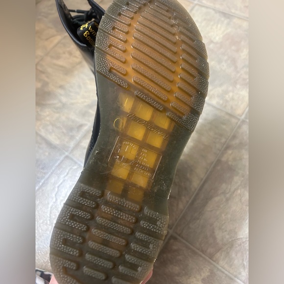 Dr Martens 1460 W smooth black leather boots size 8L - Picture 6 of 6